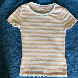Aeropostale summary tee with pastel colors. Size xs